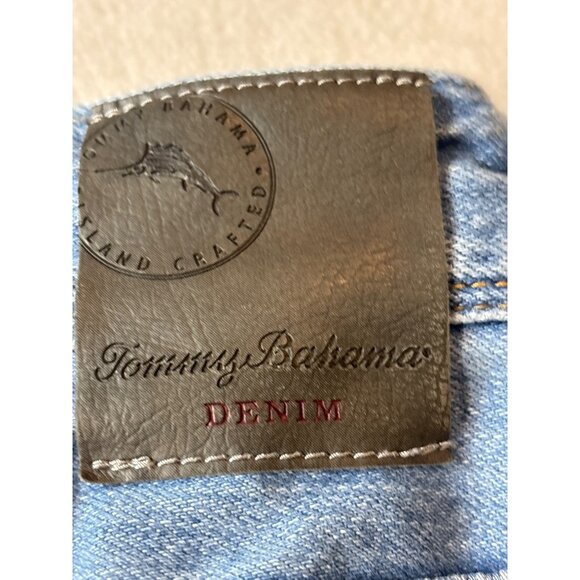 Tommy Bahama Cayman Island Relaxed blue Mens Jeans Size 34/32 Light Blue Denim S - Picture 12 of 12